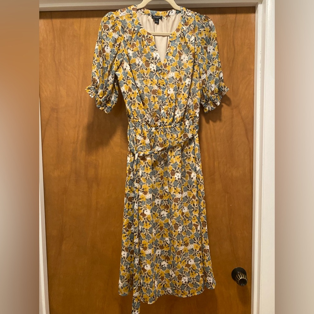 Ann Taylor Factory Floral Dress sz Small - Picture 2 of 7